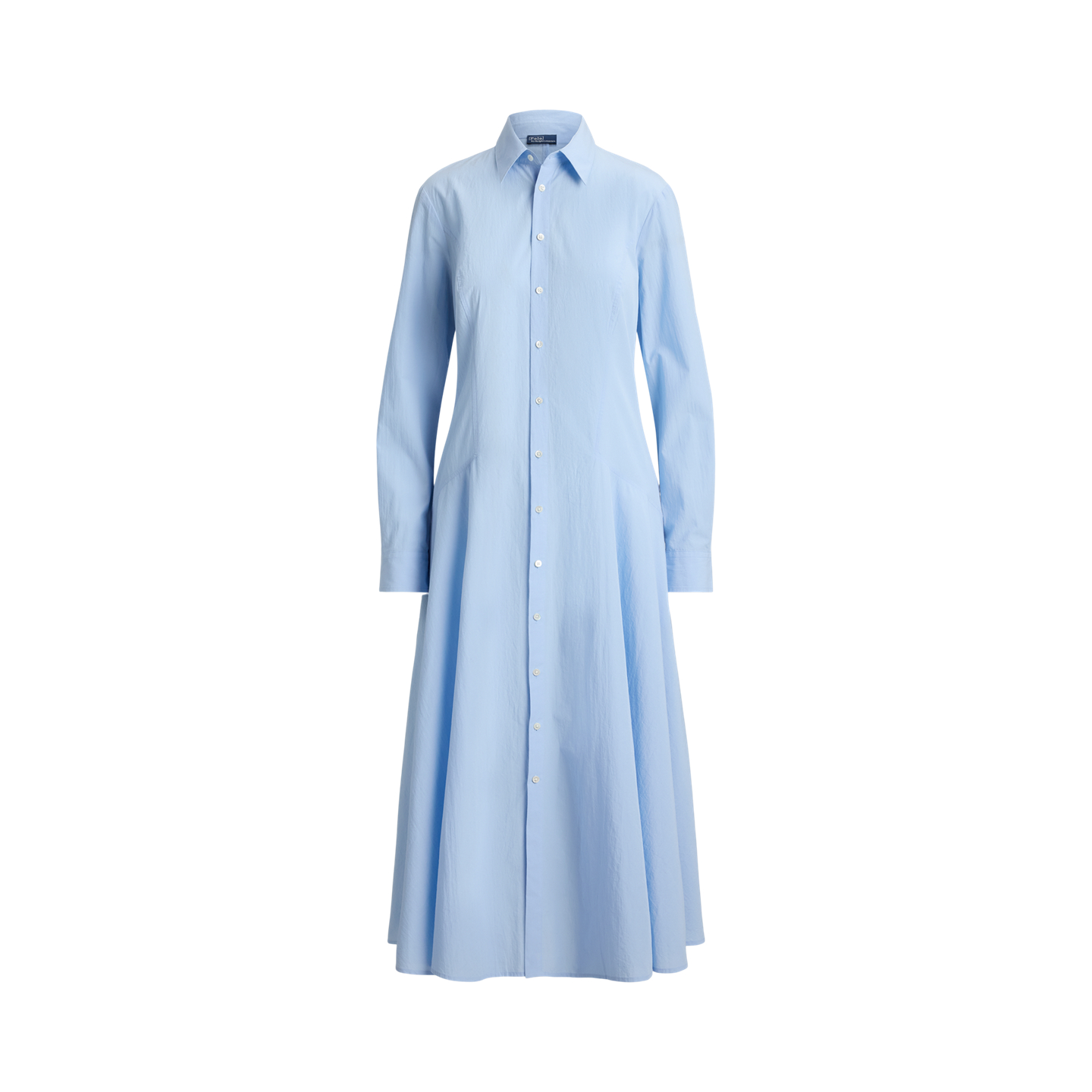 Женское платье Ralph Lauren Cotton Paneled Shirtdress, цвет: Синий — фото 4
