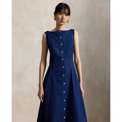 Женские платья Ralph Lauren Paneled Cotton Dress