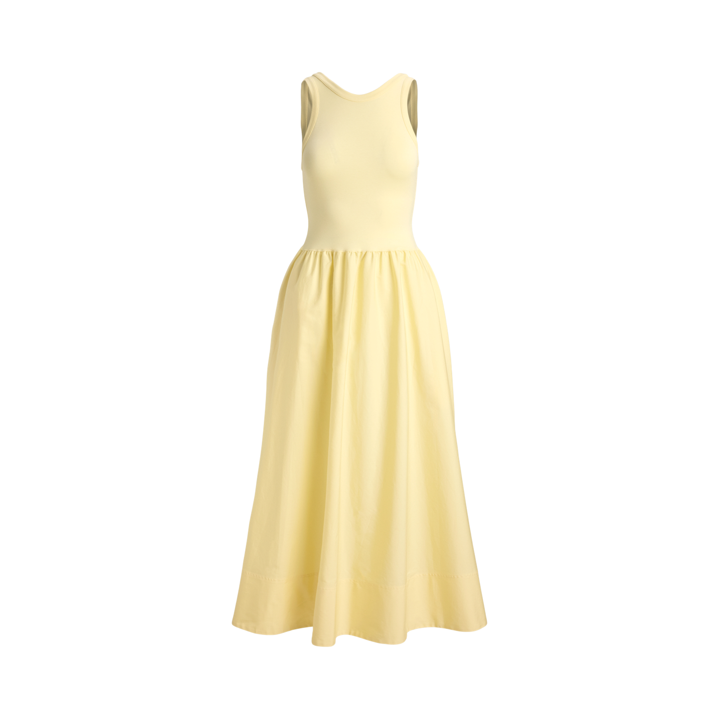 Женское платье Ralph Lauren Ponte-Bodice Sleeveless, цвет: Жёлтый — фото 5