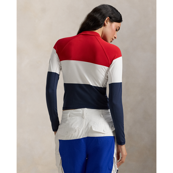 Team USA Stretch Jersey Mockneck