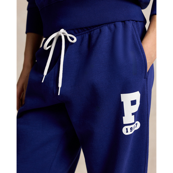 &ldquo;P&rdquo; Logo Slub Fleece Sweatpant