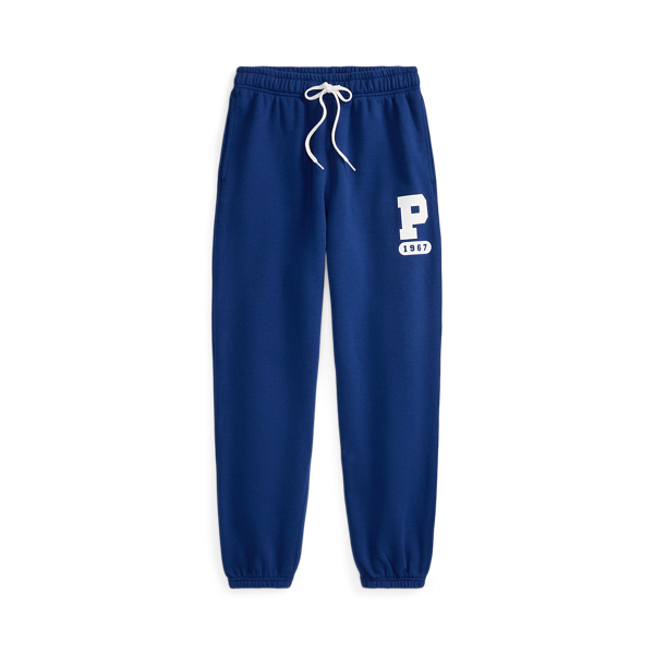 &ldquo;P&rdquo; Logo Slub Fleece Sweatpant