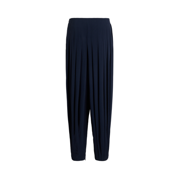 Pleated Crepe Trouser