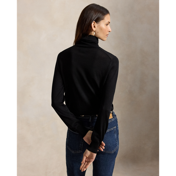 Rollkragenpullover aus Wolle Polo Ralph Lauren in Polo-Schwarz 4