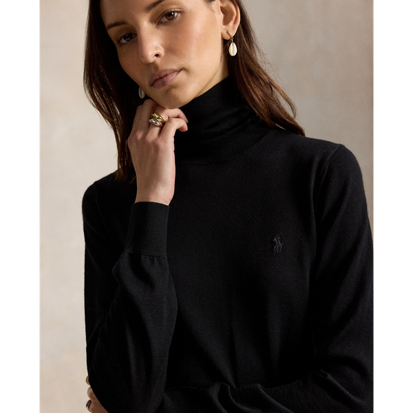 Rollkragenpullover aus Wolle Polo Ralph Lauren in Polo-Schwarz 5