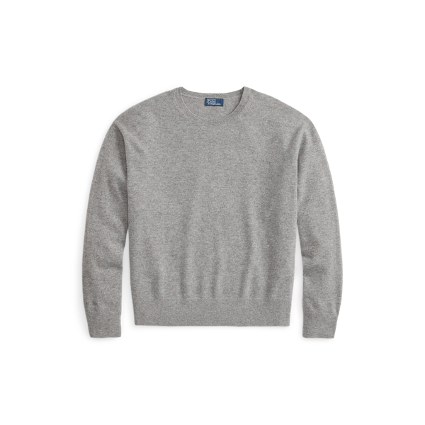 Outpost Gray Hthr Cashmere Crewneck Sweater Polo Ralph Lauren 2