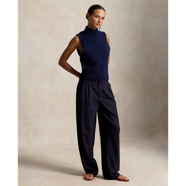 Cruise Navy Sleeveless Turtleneck Sweater Polo Ralph Lauren 7