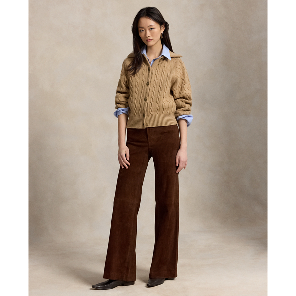 Cable-Knit Wool-Cashmere Jacket