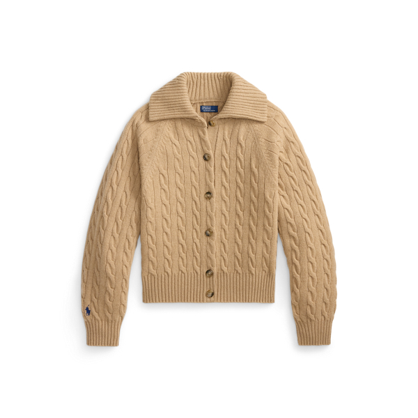 Cable-Knit Wool-Cashmere Jacket