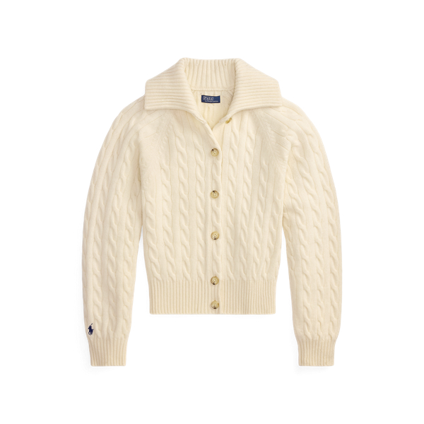 Cable-Knit Wool-Cashmere Jacket