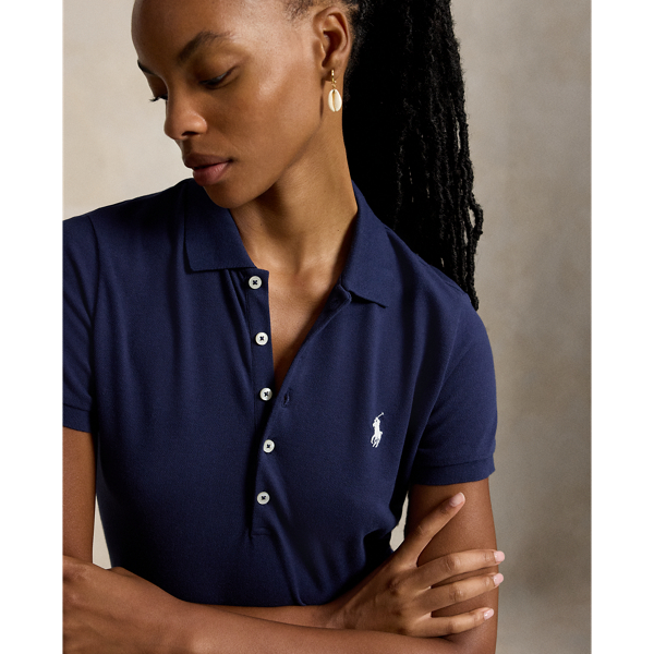 Polo en coton stretch Slim Fit