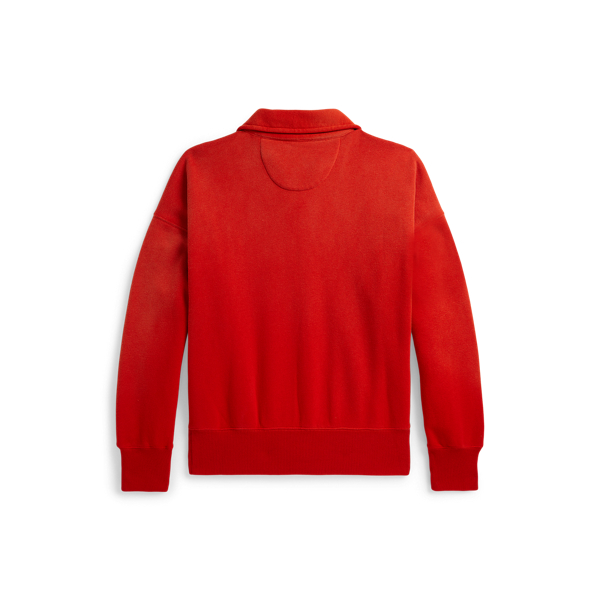 Vail Orange Fleece Quarter Zip Polo Ralph Lauren 2
