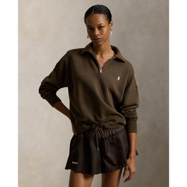 POLO RALPH LAUREN ロゴ フリース クォータージップ　XSサイズ ポロ ラルフ ローレン POLO RALPH LAUREN ロゴ フリース クォーター