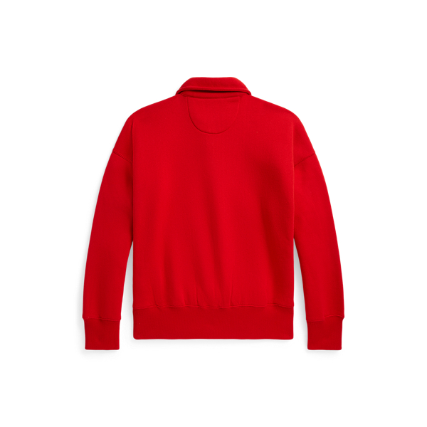 Very Red Fleece Quarter Zip Polo Ralph Lauren 2