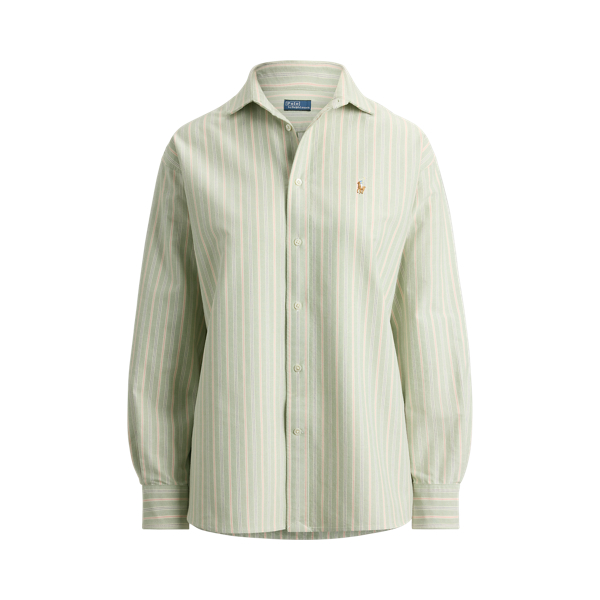 Green Pink Relaxed Fit Cotton Oxford Shirt Polo Ralph Lauren 2