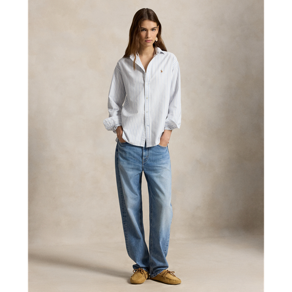 Relaxed Fit Cotton Oxford Shirt