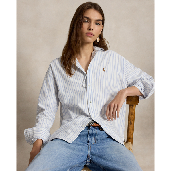Relaxed Fit Cotton Oxford Shirt