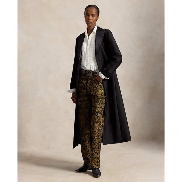 Soutache Relaxed Straight Jean