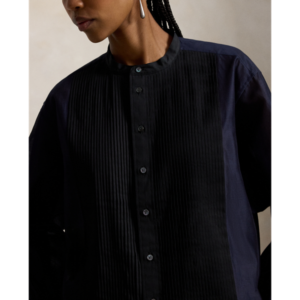 Organza Tuxedo Shirt