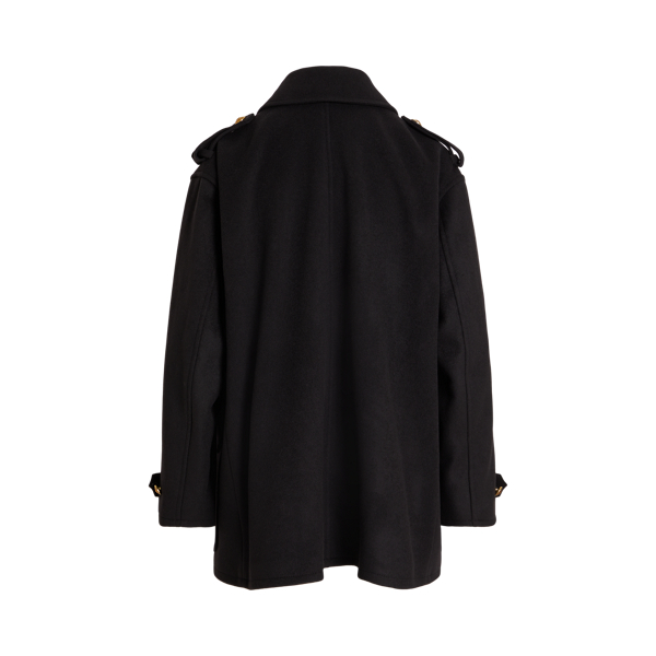 Wool Melton Cape Coat