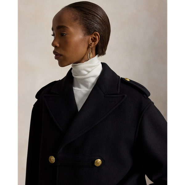 Cape-Mantel aus Wollmelton