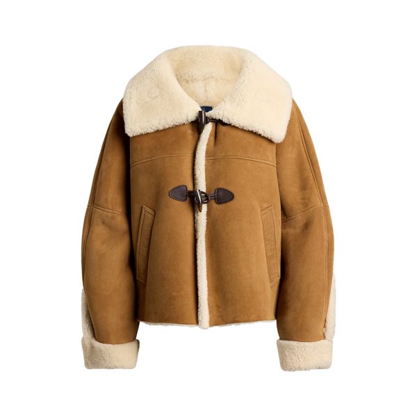 Shearling Toggle Swing Jacket