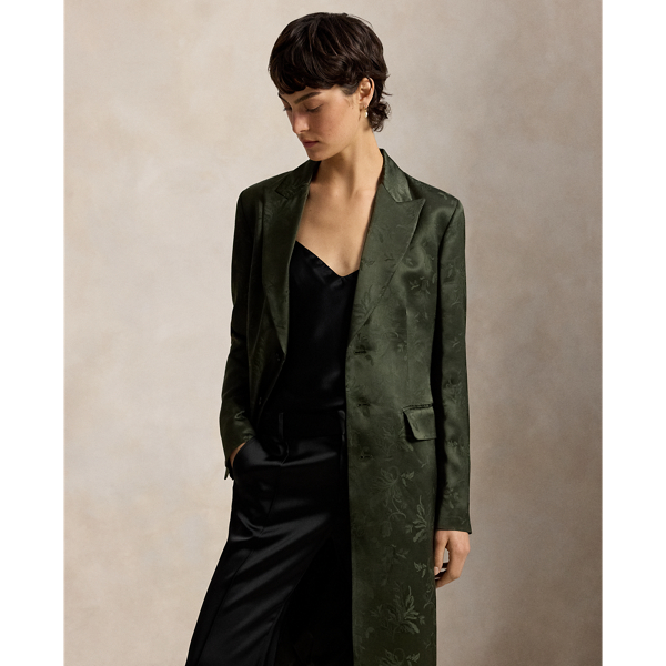  Jacquard Woven Coat