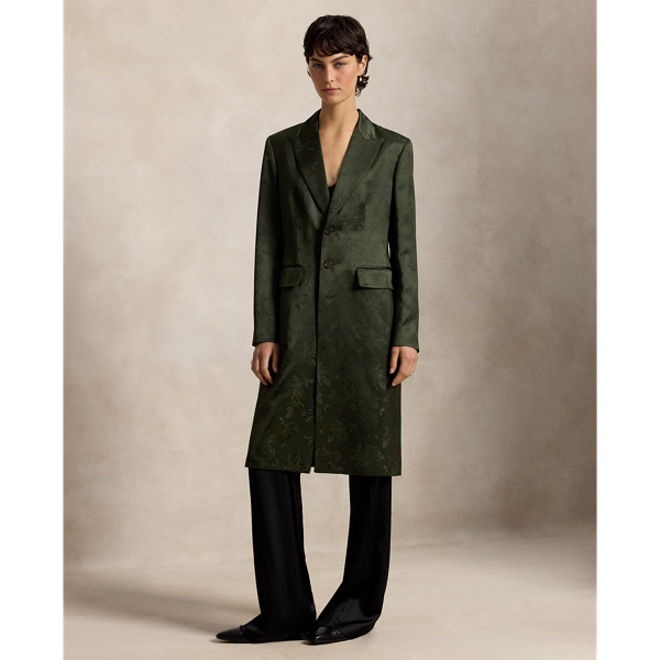  Jacquard Woven Coat