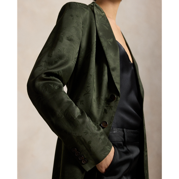  Jacquard Woven Coat
