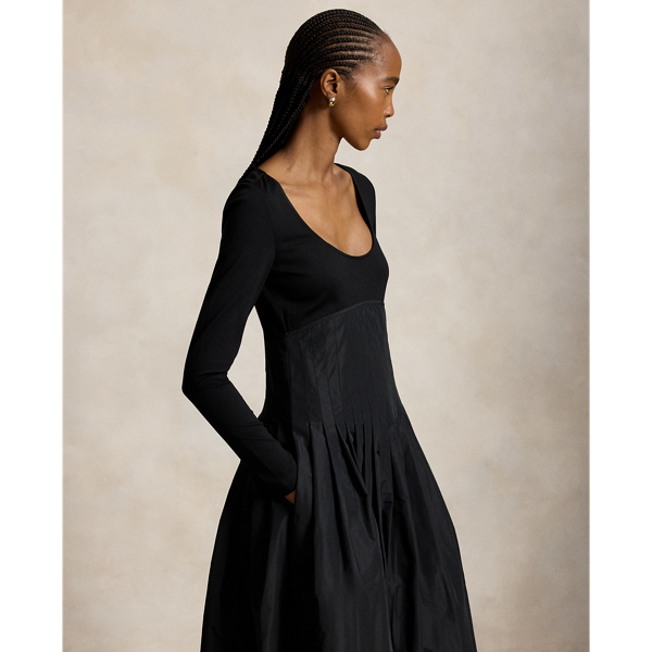 Pleated Empire Dress