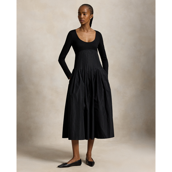 Pleated Empire Dress