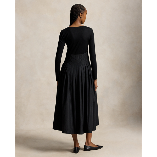 Pleated Empire Dress