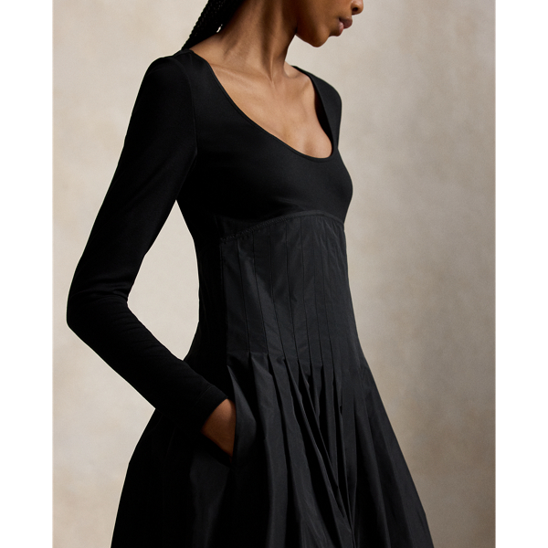 Pleated Empire Dress