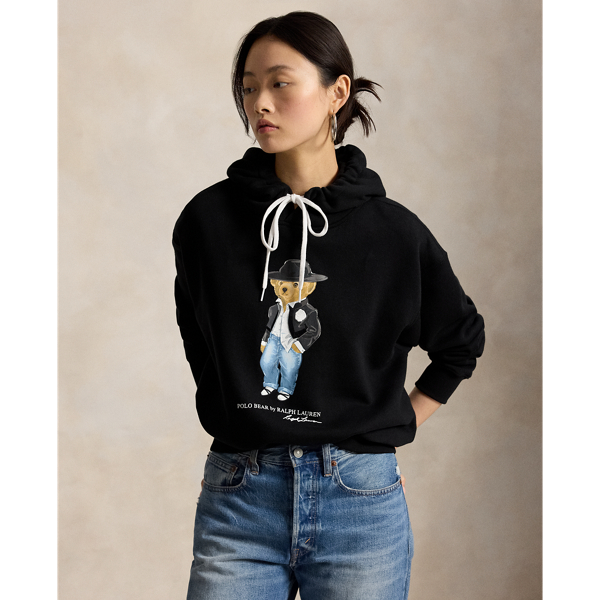 Holiday Polo Bear Fleece Hoodie