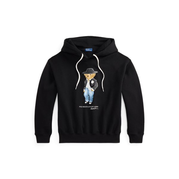 Holiday Polo Bear Fleece Hoodie