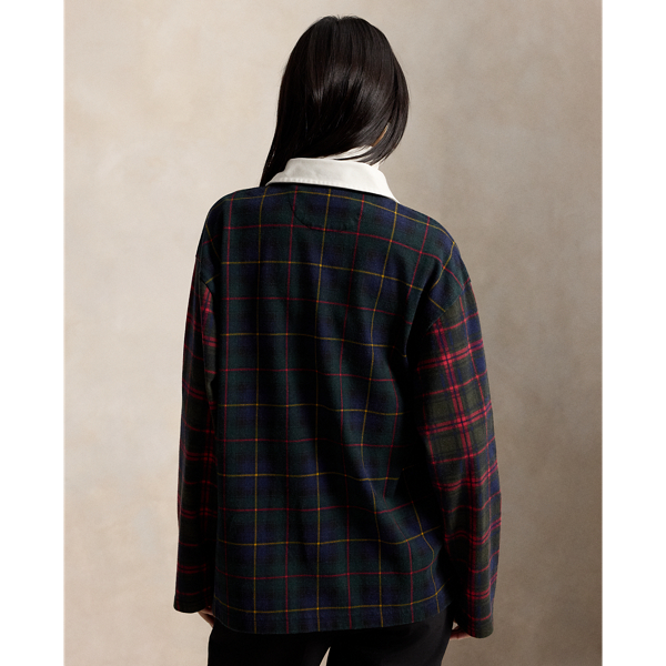 Plaid Cotton Rugby Shirt