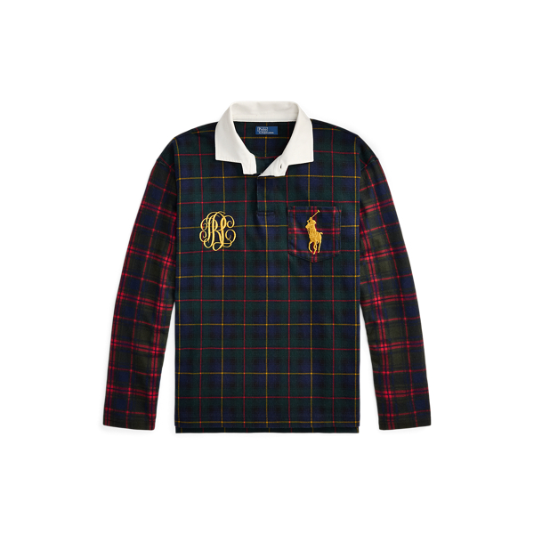 Plaid Cotton Rugby Shirt