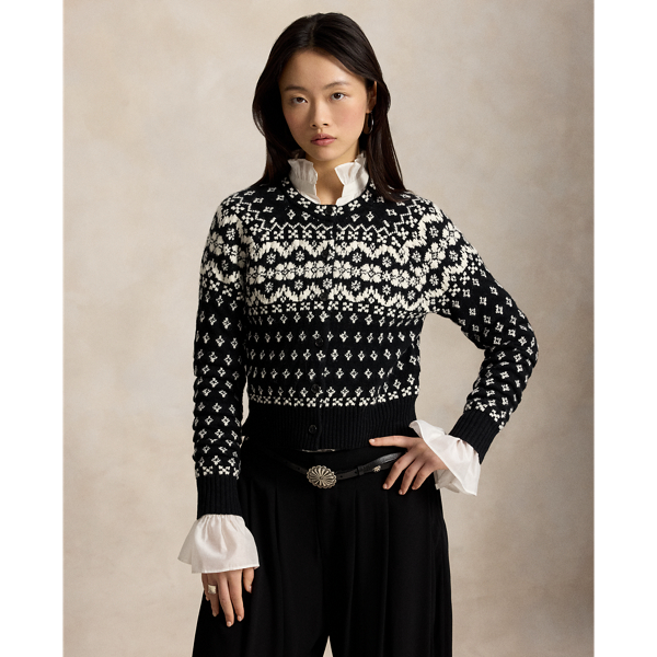 Fair Isle Wool-Blend Cardigan