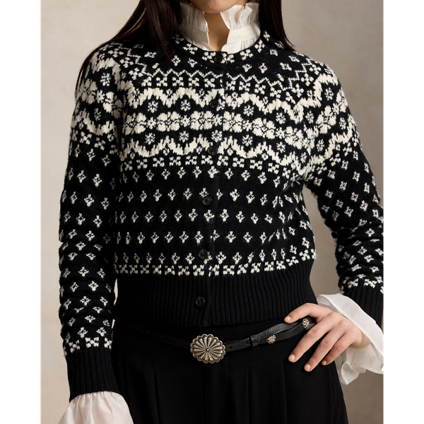 Fair Isle Wool-Blend Cardigan