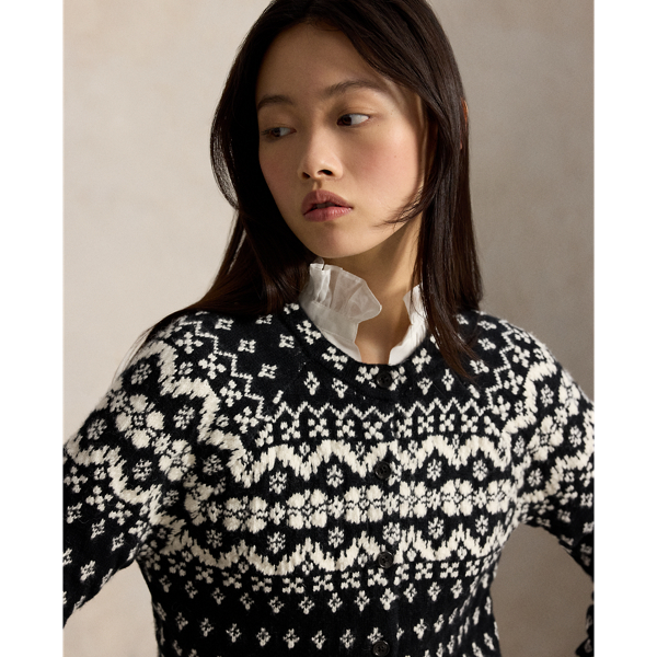 Fair Isle Wool-Blend Cardigan