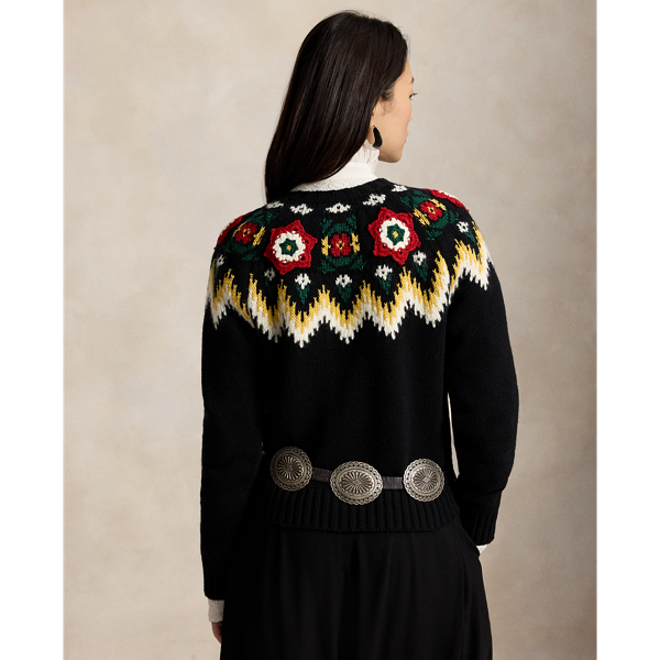 Crocheted Floral Jumper