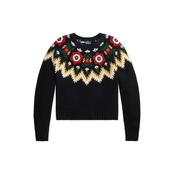 Crocheted Floral Jumper
