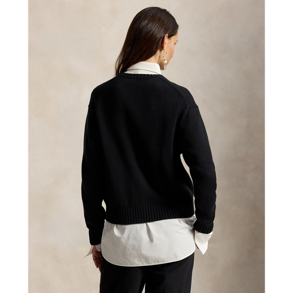 Pull col rond Holiday Polo Bear en coton