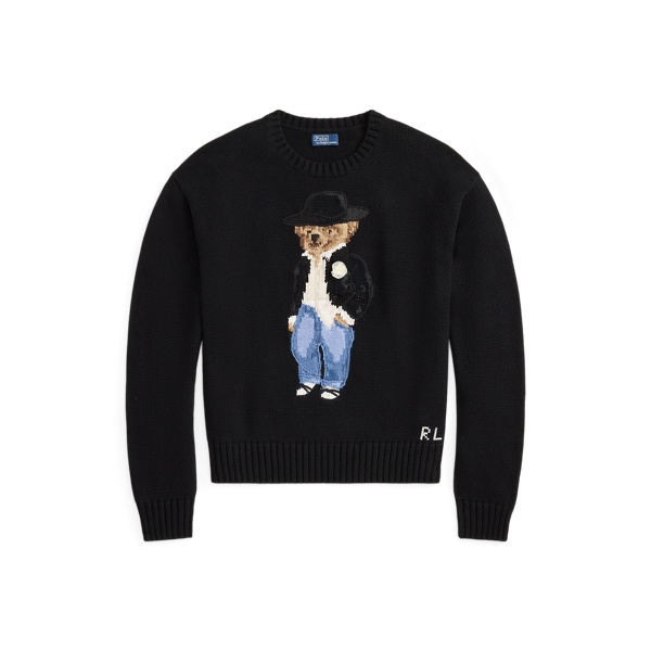 Pull col rond Holiday Polo Bear en coton