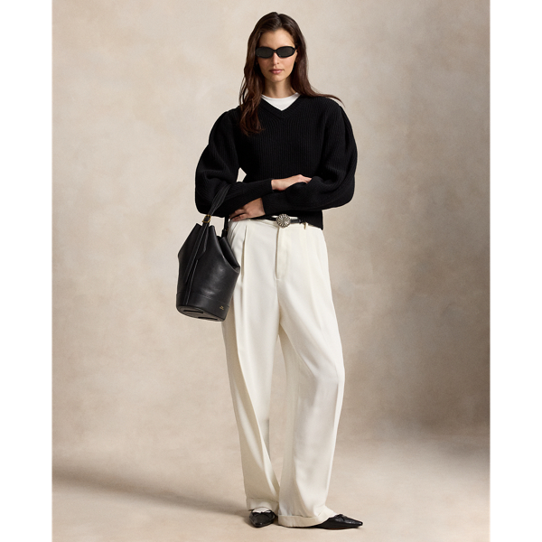 Sculpted-Sleeve Wool Jumper
