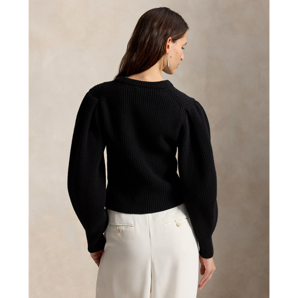 Sculpted-Sleeve Wool Jumper