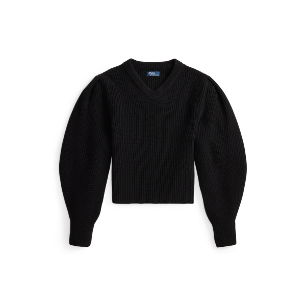 Sculpted-Sleeve Wool Jumper
