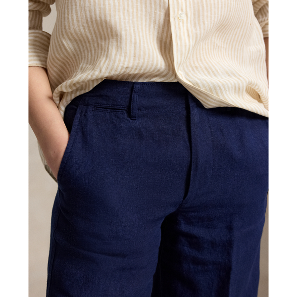 Leinenhose mit geradem Bein Polo Ralph Lauren in Newport-Navy 5