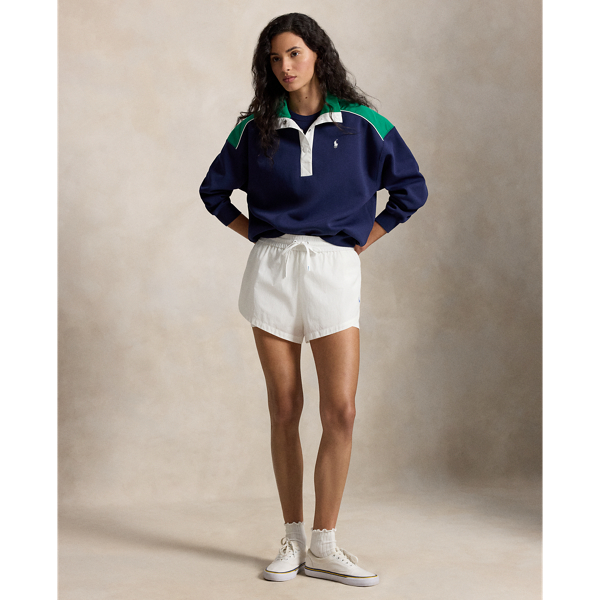 Refined Navy Multi US Open Double-Knit Paneled Pullover Polo Ralph Lauren 4