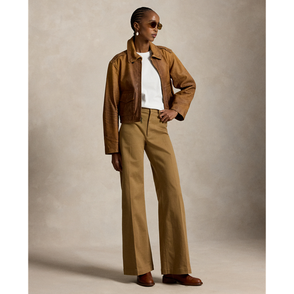Tan Stretch-Cotton Beaton Pant Polo Ralph Lauren 1
